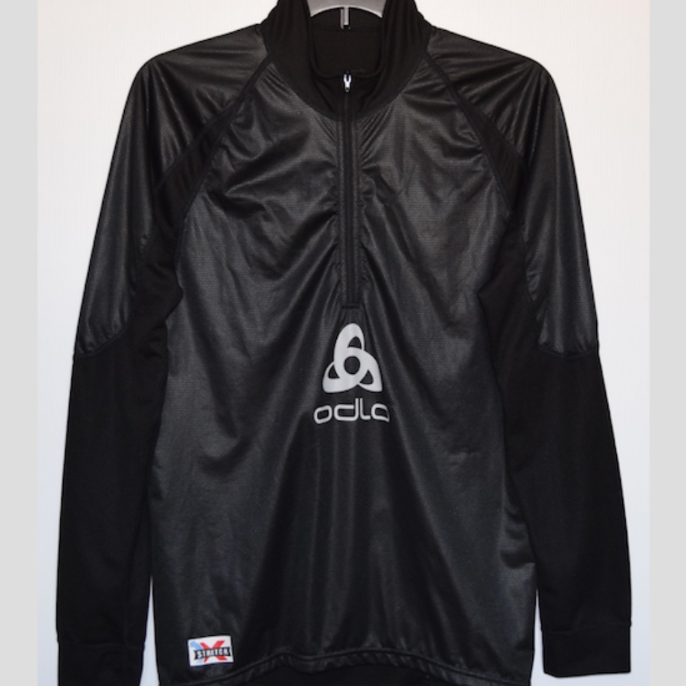 ODLO Men's Stretch 1/2 Zip Athletic Shirt Size M